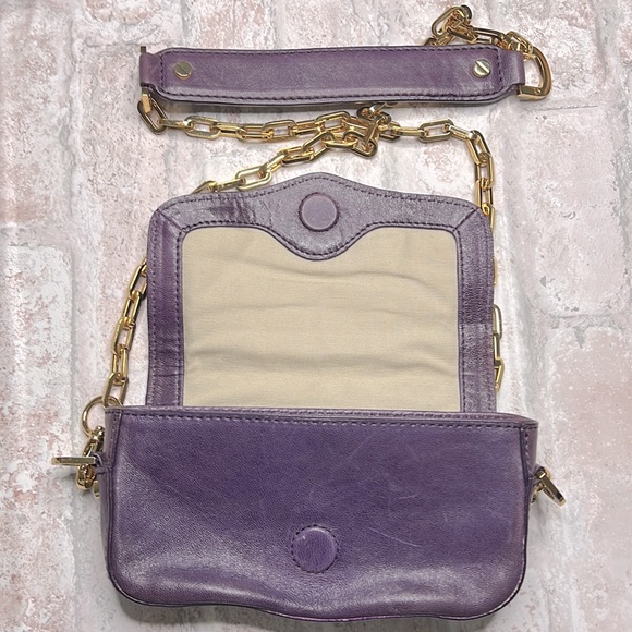 Tory Burch Mini Crossbody Leather gold Chain - Picture 5 of 9